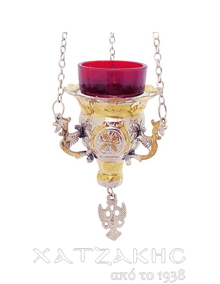 ΚΑΝΔΗΛΙ ΚΡΕΜΑΣΤΟ ΔΙΧΡΩΜΟ ΣΚΑΛΙΣΜΑ