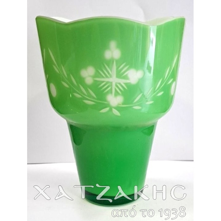 ΚΑΝΔΗΛΟΚΟΥΠΑ ΟΒΑΛ ΓΥΑΛΙΝΗ  9.5 Χ 13CM