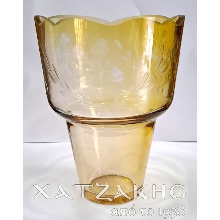 ΚΑΝΔΗΛΟΚΟΥΠΑ ΟΒΑΛ ΓΥΑΛΙΝΗ  9.5 Χ 13CM