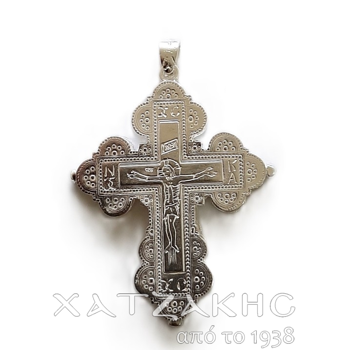 ΣΤΑΥΡΟΣ   ΑΣΗΜΕΝΙΟΣ 925°  6 Χ 5 CM