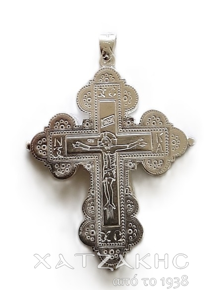 ΣΤΑΥΡΟΣ   ΑΣΗΜΕΝΙΟΣ 925°  6 Χ 5 CM