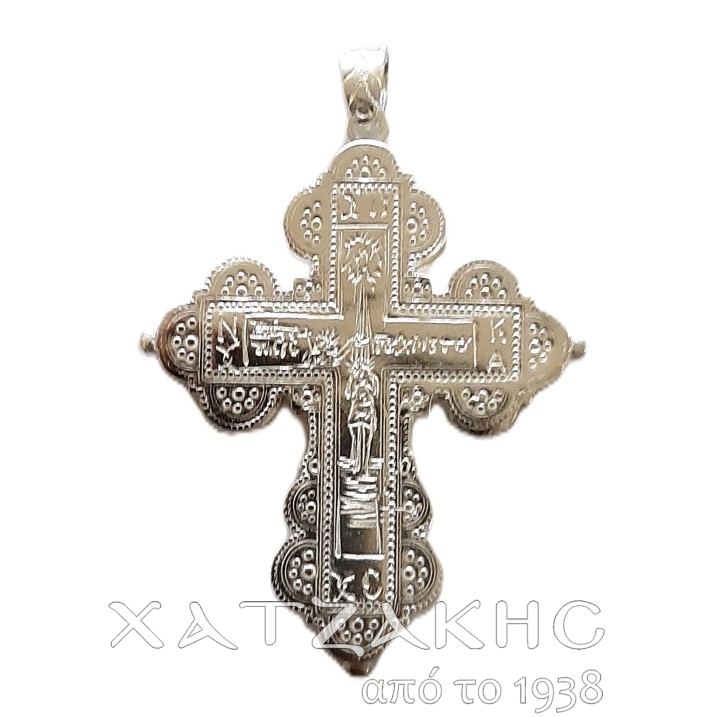 ΣΤΑΥΡΟΣ   ΑΣΗΜΕΝΙΟΣ 925°  6 Χ 5 CM