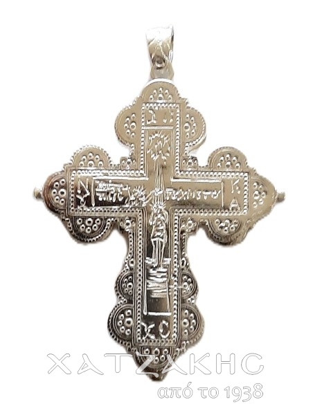 ΣΤΑΥΡΟΣ   ΑΣΗΜΕΝΙΟΣ 925°  6 Χ 5 CM