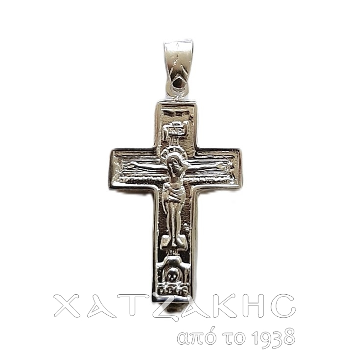 ΣΤΑΥΡΟΣ   ΑΣΗΜΕΝΙΟΣ 925°  4,5 Χ 2,5 CM