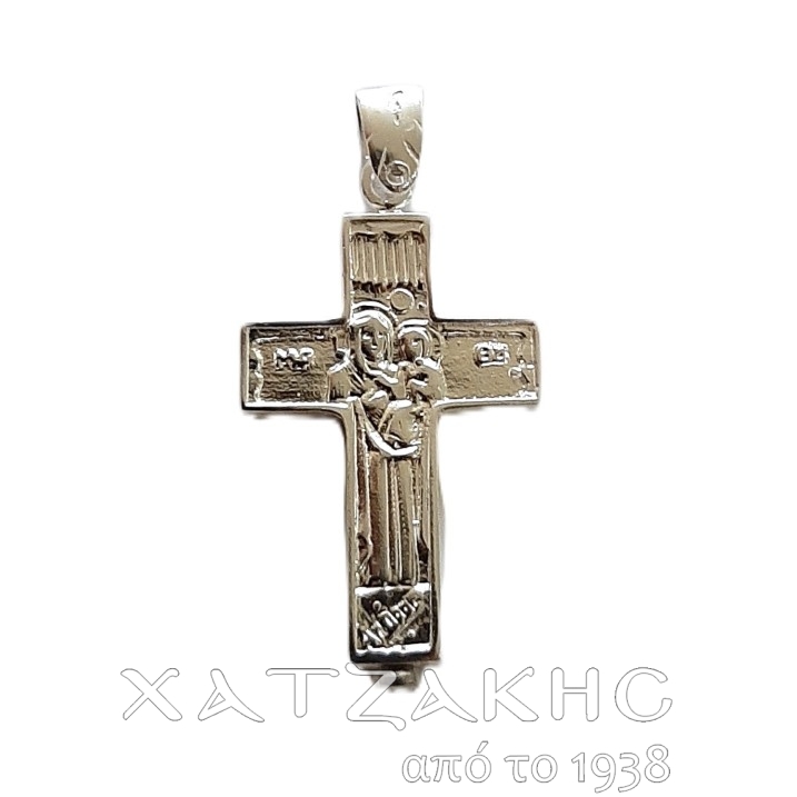 ΣΤΑΥΡΟΣ   ΑΣΗΜΕΝΙΟΣ 925°  4,5 Χ 2,5 CM