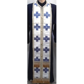 ΕΠΙΤΡΑΧΗΛΙΟ ΥΦΑΝΤΟ ΛΕΥΚΟ-ΜΠΛΕ