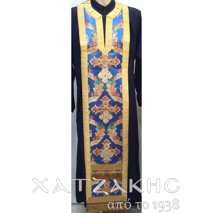 ΕΠΙΤΡΑΧΗΛΙΟ ΣΤΟΦΑ ΧΡΥΣΟ-ΜΠΛΕ