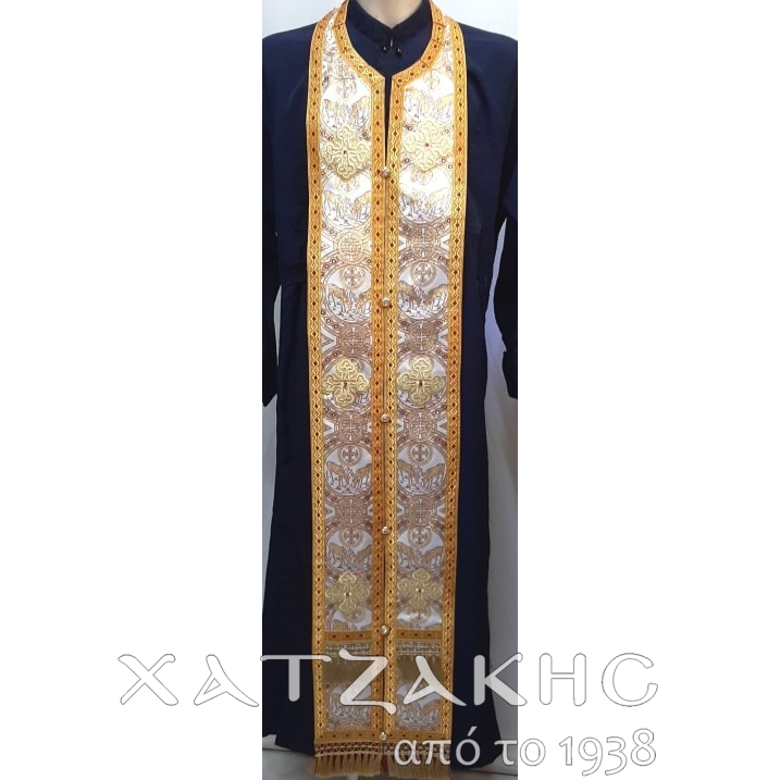 ΕΠΙΤΡΑΧΗΛΙΟ ΣΤΟΦΑ ΛΕΥΚΟ-ΧΡΥΣΟ