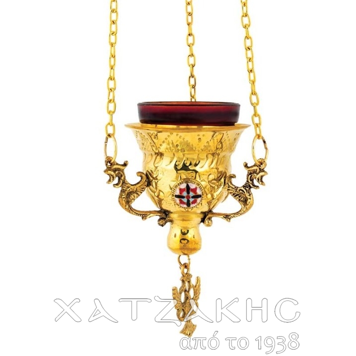 ΚΑΝΔΗΛΙ ΚΡΕΜΑΣΤΟ ΕΠΙΧΡΥΣΟ ΜΕ ΣΜΑΛΤΟ