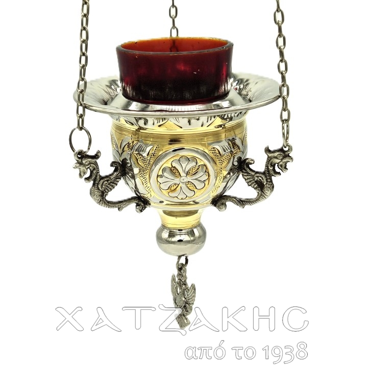 ΚΑΝΔΗΛΙ ΚΡΕΜΑΣΤΟ ΔΙΧΡΩΜΟ ΣΚΑΛΙΣΜΑ