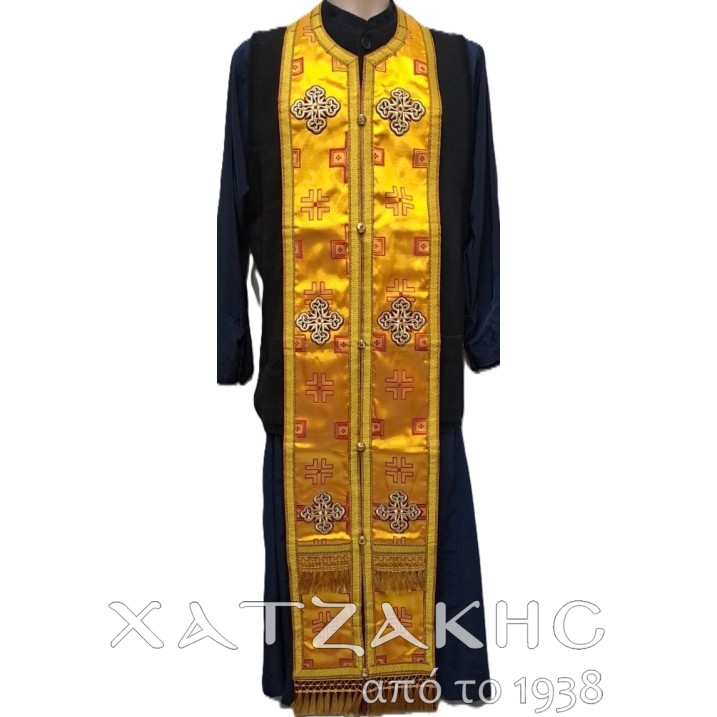 ΕΠΙΤΡΑΧΗΛΙΟ ΣΤΟΦΑ ΧΡΥΣΟ-ΚΟΚΚΙΝΟ