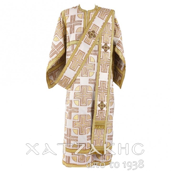 ΔΙΑΚΟΝΙΚΗ ΠΟΛΥΣΤΑΥΡΟ ΛΕΥΚΗ ΣΤΟΦΑ