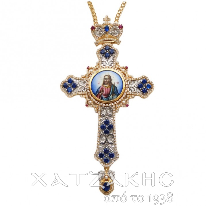 ΣΤΑΥΡΟΣ ΕΠΙΣΤΗΘΙΟΣ ΑΣΗΜΕΝΙΟΣ 925° ΜΕ...