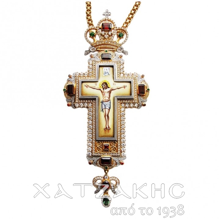 ΣΤΑΥΡΟΣ ΕΠΙΣΤΗΘΙΟΣ ΑΣΗΜΕΝΙΟΣ 925° ΜΕ...