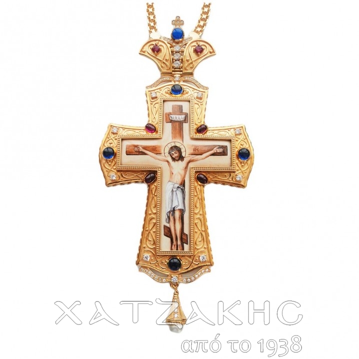 ΣΤΑΥΡΟΣ ΕΠΙΣΤΗΘΙΟΣ ΑΣΗΜΕΝΙΟΣ 925° ΜΕ...