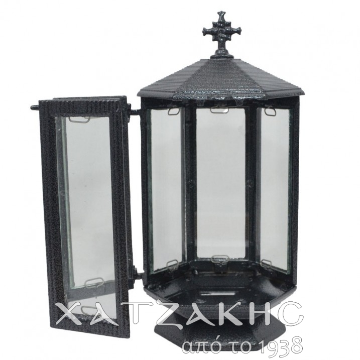 ΚΑΝΔΗΛΙ ΜΝΗΜΕΙΟΥ ΜΑΥΡΟ ΣΦΥΡΙΛΑΤΟ ΕΞΑΓΩΝΟ