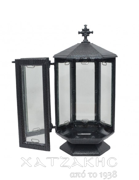 ΚΑΝΔΗΛΙ ΜΝΗΜΕΙΟΥ ΜΑΥΡΟ ΣΦΥΡΙΛΑΤΟ ΕΞΑΓΩΝΟ