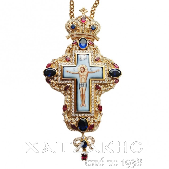 ΣΤΑΥΡΟΣ ΕΠΙΣΤΗΘΙΟΣ ΑΣΗΜΕΝΙΟΣ 925° ΜΕ...