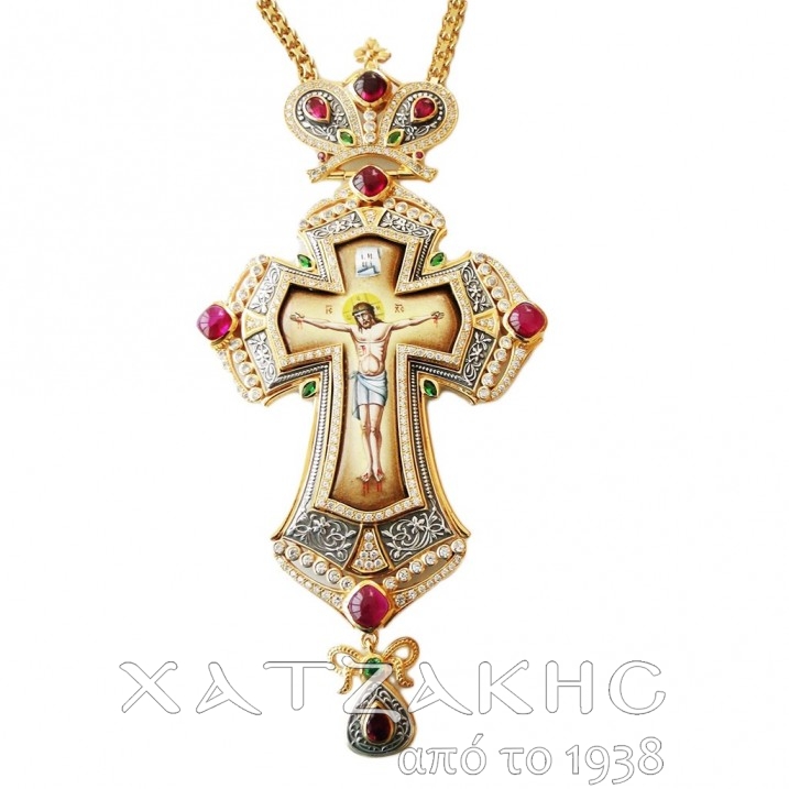 ΣΤΑΥΡΟΣ ΕΠΙΣΤΗΘΙΟΣ ΑΣΗΜΕΝΙΟΣ 925° ΜΕ...