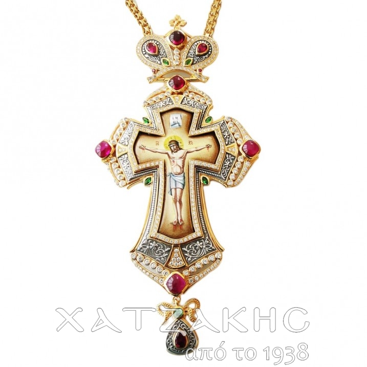 ΣΤΑΥΡΟΣ ΕΠΙΣΤΗΘΙΟΣ ΑΣΗΜΕΝΙΟΣ 925° ΜΕ...