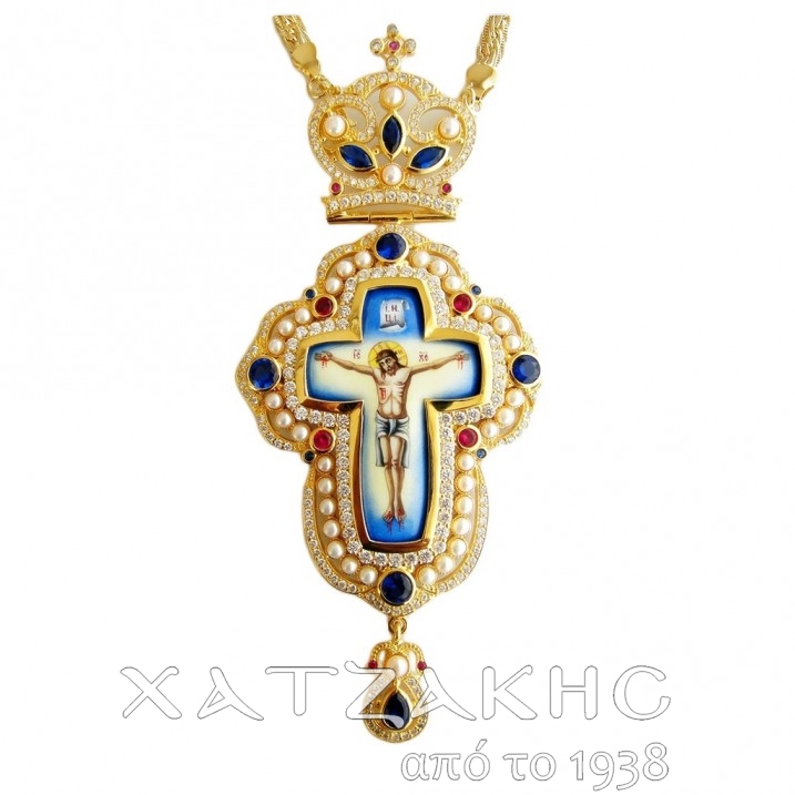 ΣΤΑΥΡΟΣ ΕΠΙΣΤΗΘΙΟΣ ΑΣΗΜΕΝΙΟΣ 925° ΜΕ...