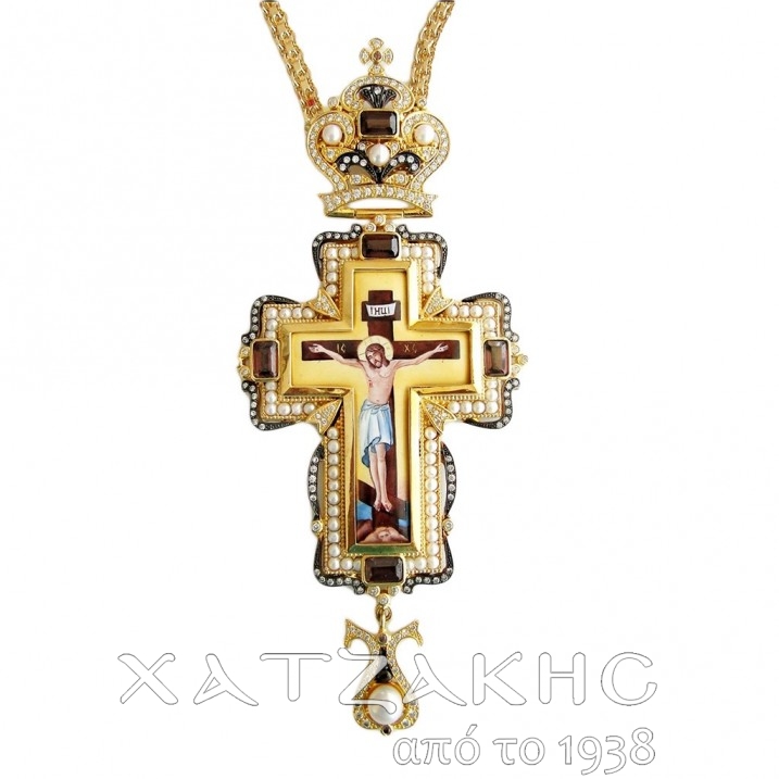 ΣΤΑΥΡΟΣ ΕΠΙΣΤΗΘΙΟΣ ΑΣΗΜΕΝΙΟΣ 925° ΜΕ...