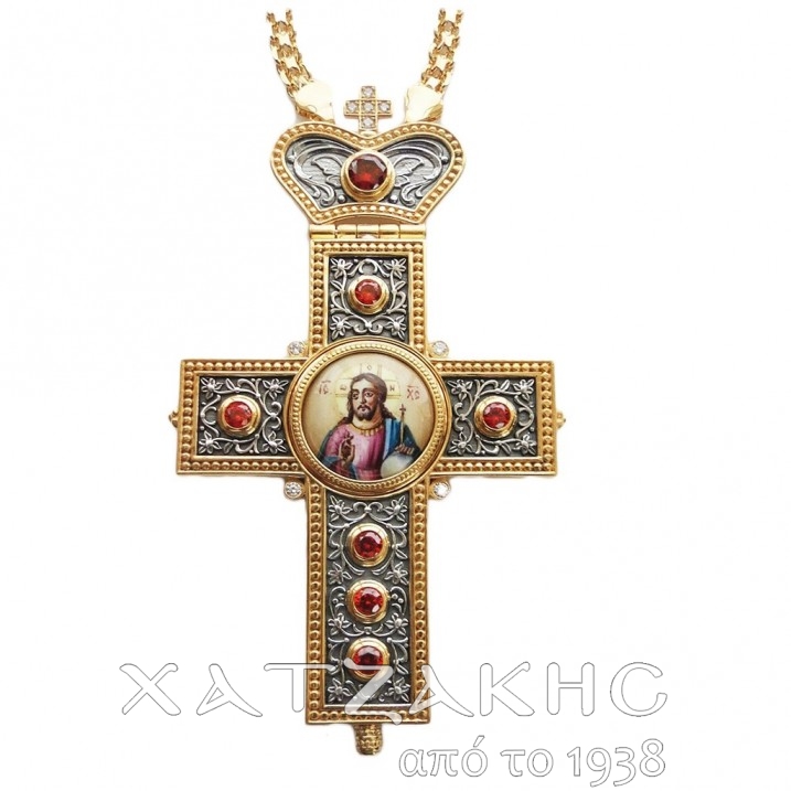 ΣΤΑΥΡΟΣ ΕΠΙΣΤΗΘΙΟΣ ΑΣΗΜΕΝΙΟΣ 925° ΜΕ...