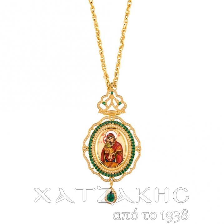 ΕΓΚΟΛΠΙΟ ΑΣΗΜΕΝΙΟ 925° ΜΕ ΡΩΣΙΚΟ ΣΜΑΛΤΟ