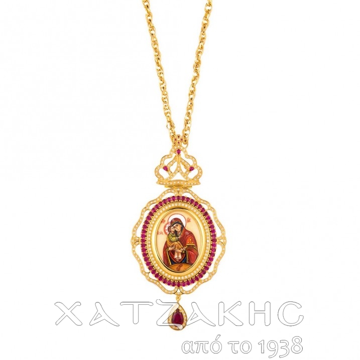 ΕΓΚΟΛΠΙΟ ΑΣΗΜΕΝΙΟ 925° ΜΕ ΡΩΣΙΚΟ ΣΜΑΛΤΟ