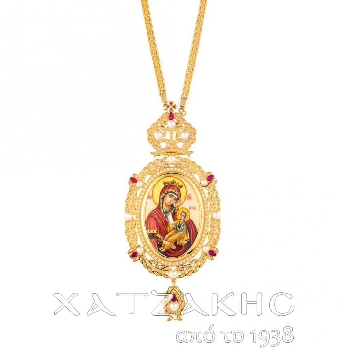 ΕΓΚΟΛΠΙΟ ΑΣΗΜΕΝΙΟ 925° ΜΕ ΡΩΣΙΚΟ ΣΜΑΛΤΟ