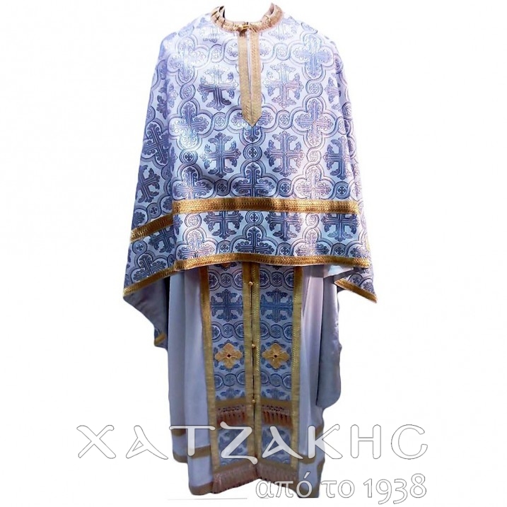 ΙΕΡΑΤΙΚΑ ΑΜΦΙΑ ΣΤΟΦΑ ΜΠΛΕ ΧΡΥΣΟΚΛΩΣΤΗ