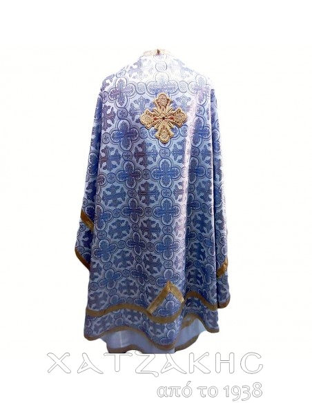 ΙΕΡΑΤΙΚΑ ΑΜΦΙΑ ΣΤΟΦΑ ΜΠΛΕ ΧΡΥΣΟΚΛΩΣΤΗ