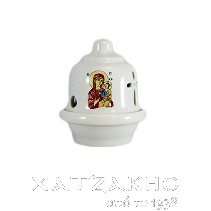 ΚΑΝΔΗΛΙ ΠΗΛΙΝΟ ΕΙΚΟΝΑ ΛΕΥΚΟ