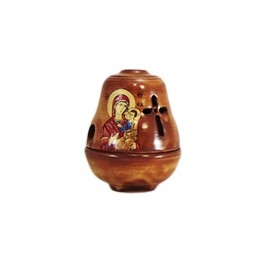 ΚΑΝΔΗΛΙ ΠΗΛΙΝΟ ΕΙΚΟΝΑ ΚΕΡΑΜΙΔΕ