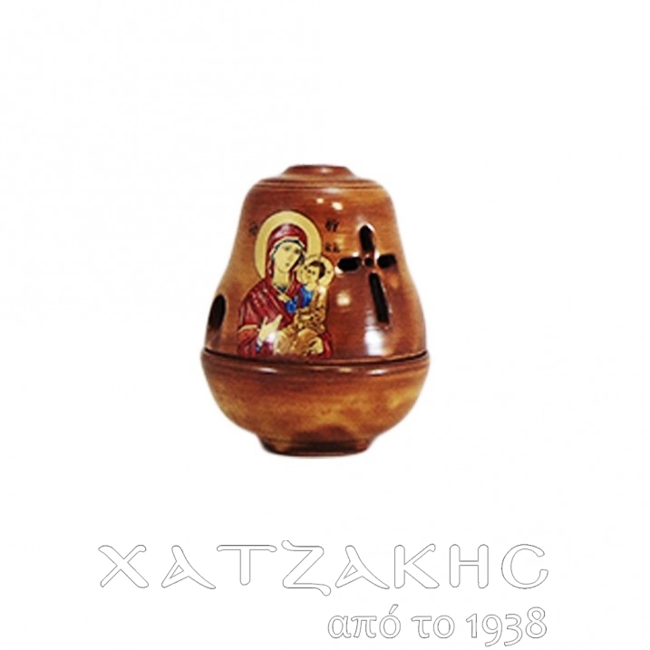 ΚΑΝΔΗΛΙ ΠΗΛΙΝΟ ΕΙΚΟΝΑ ΚΕΡΑΜΙΔΕ