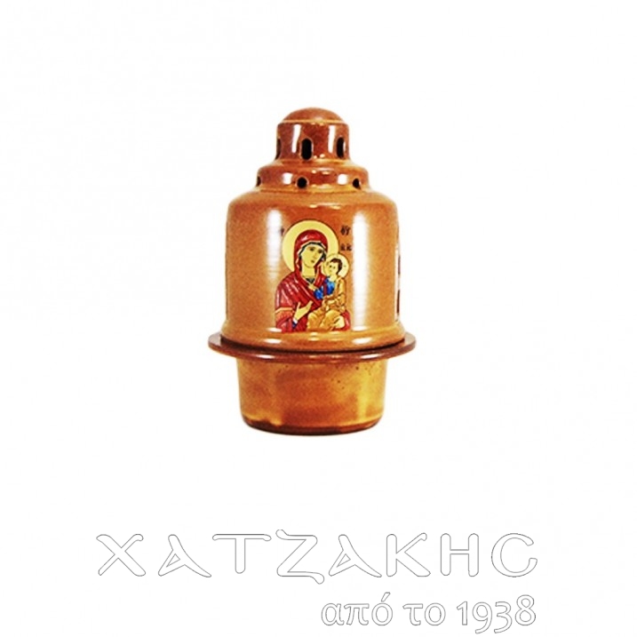 ΚΑΝΔΗΛΙ ΠΗΛΙΝΟ ΕΙΚΟΝΑ ΚΕΡΑΜΙΔΕ