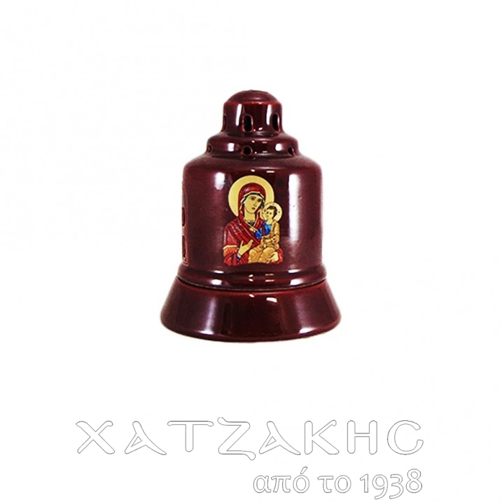 ΚΑΝΔΗΛΙ ΠΗΛΙΝΟ ΕΙΚΟΝΑ ΚΟΚΚΙΝΟ