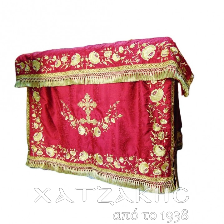 ΚΑΛΥΜΜΑ ΑΓΙΑΣ ΤΡΑΠΕΖΗΣ ΚΟΚΚΙΝΟ ΚΕΝΤΗΤΟ