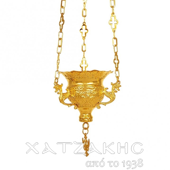 ΚΑΝΔΗΛΙ ΒΥΖΑΝΤΙΝΟ EΠΙΧΡΥΣΟ ΚΡΕΜΑΣΤO...