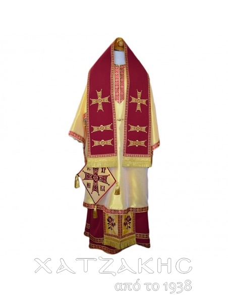 ΑΡΧΙΕΡΑΤΙΚΑ ΑΜΦΙΑ ΣΤΑΥΡΟΙ ΚΟΚΚΙΝΑ-ΛΕΥΚΑ