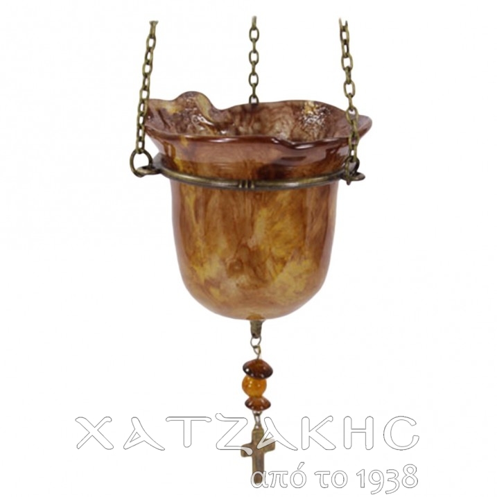 ΚΑΝΔΗΛΙ ΓΥΑΛΙΝΟ ΚΡΕΜΑΣΤΟ FUSING ΓΥΑΛΙ...