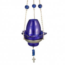 ΚΑΝΔΗΛΙ ΓΥΑΛΙΝΟ ΚΡΕΜΑΣΤΟ ΜΟΒ