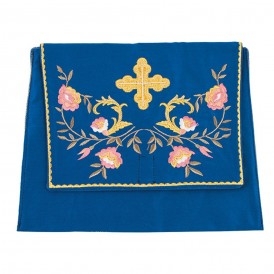 ΘΗΚΗ  ΜΠΛΕ ΛΟΥΛΟΥΔΙΑ 23X28 CM