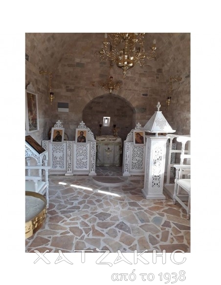 ΣΟΛΕΑΣ ΛΕΥΚΟΣ ΔΙΑΤΡΗΤΟΣ ΒΥΖΑΝΤΙΝΟ ΣΚΑΛΙΣΜΑ