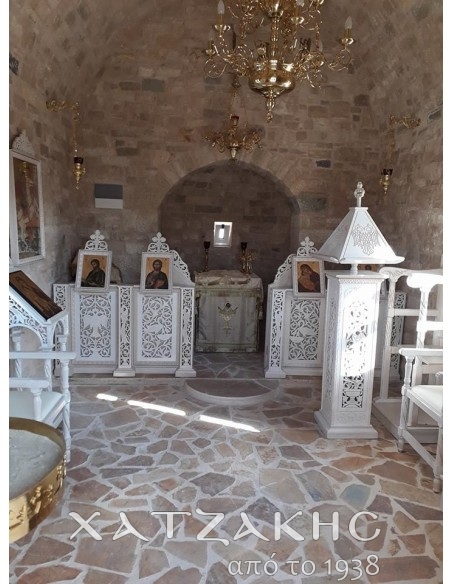 ΣΟΛΕΑΣ ΛΕΥΚΟΣ ΔΙΑΤΡΗΤΟΣ ΒΥΖΑΝΤΙΝΟ ΣΚΑΛΙΣΜΑ