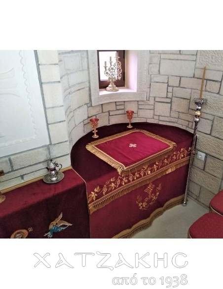 ΚΑΛΥΜΜΑ ΑΓΙΑΣ ΤΡΑΠΕΖΗΣ ΒΕΛΟΥΔΟ ΧΡΥΣΟΚΕΝΤΗΤΟ