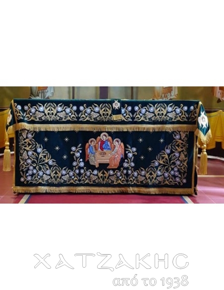 ΚΑΛΥΜΜΑ ΑΓΙΑΣ ΤΡΑΠΕΖΗΣ ΒΕΛΟΥΔΟ ΧΡΥΣΟΚΕΝΤΗΤΟ