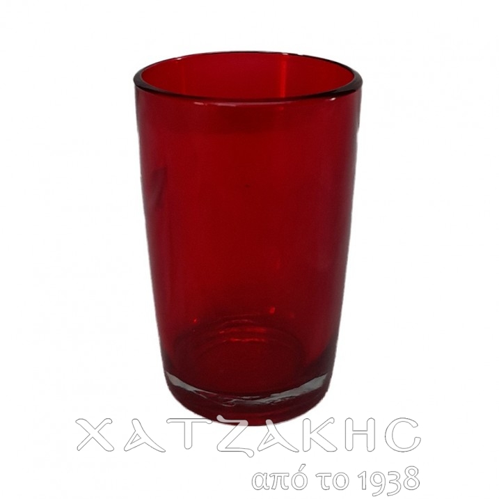 ΚΑΝΔΗΛΟΚΟΥΠΑ ΓΥΑΛΙΝΗ ΚΟΚΚΙΝΗ 9X 6 CM