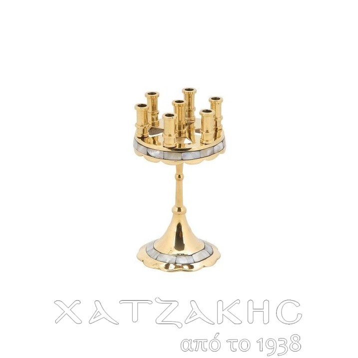 ΚΗΡΟΠΗΓΙΟ ΕΠΤΑΚΗΡΟ 15CM ΜΠΡΟΥΤΖΙΝΟ