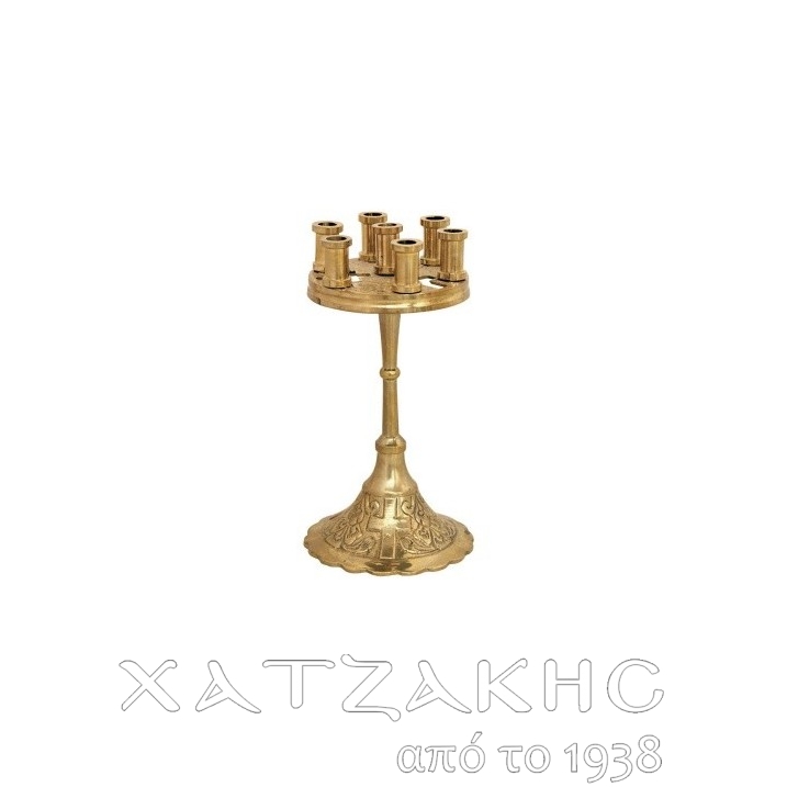 ΚΗΡΟΠΗΓΙΟ ΕΠΤΑΚΗΡΟ 15CM ΜΠΡΟΥΤΖΙΝΟ